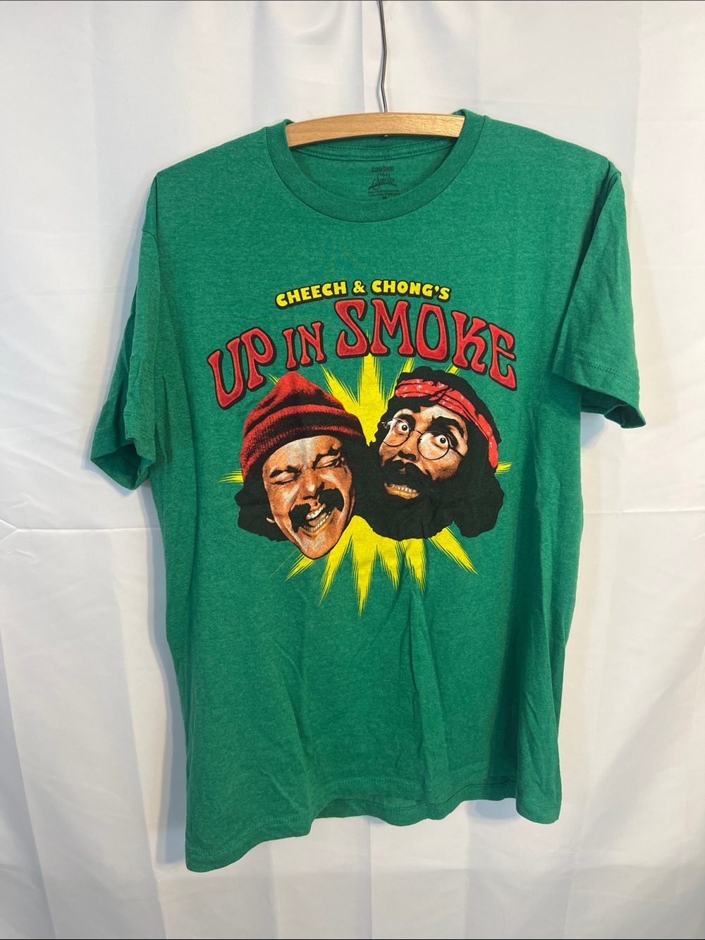 Check and Chong up in smoke graphic tee